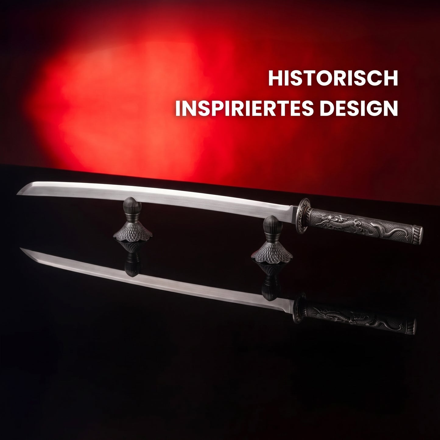 Katana Silber 90cm – Japanische Schwertkunst