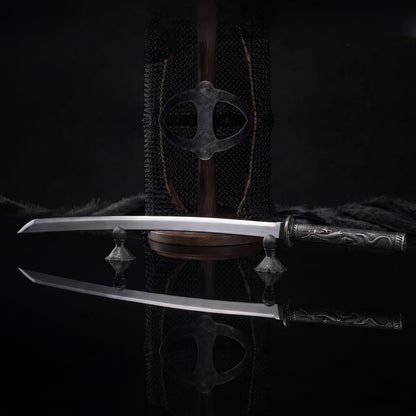 Katana Silber 90cm – Japanische Schwertkunst