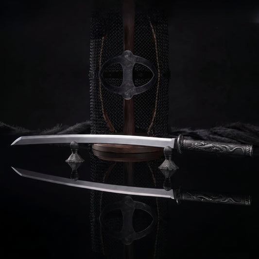 Katana Silber 90cm – Japanische Schwertkunst
