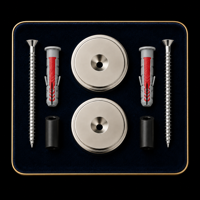 Schwebe-Halterung – Magnetisches Wandmontage-Set