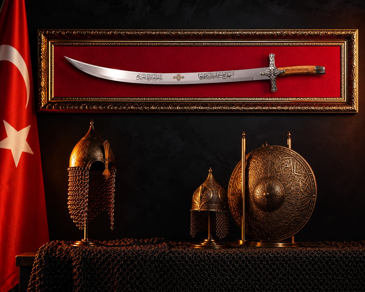 Sultan Tableau – Prunkrahmen für Schwerter